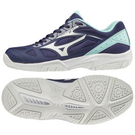 Mizuno Cyclone Speed ​​2 Jr V1GD191015 volleyballsko flerfarvet marine blå