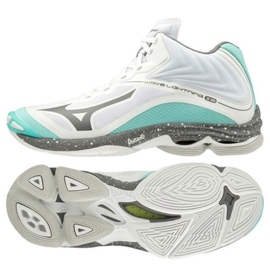 Mizuno Wave Lightning Z6 W V1GC200532 volleyballsko flerfarvet hvid