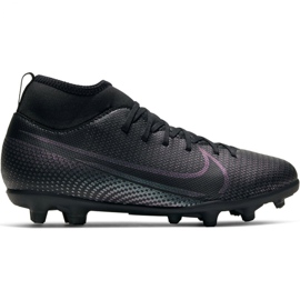 Nike Mercurial Superfly 7 Club FG / MG Jr AT8150-010 fodboldsko flerfarvet sort