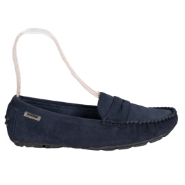 Goodin Klassiske tekstil loafers marine blå