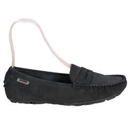 Goodin Klassiske tekstil loafers sort