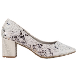 Goodin Snake Print pumper flerfarvet