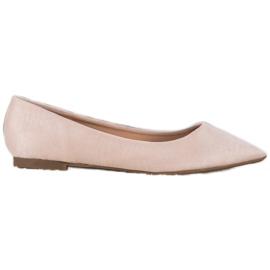 SHELOVET Ballerina i Spitz brun
