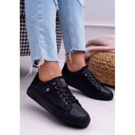 Sort kvinders sneakers Big Star BB274032