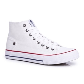 Big Star Hvide high-top sneakers til kvinder DD274332