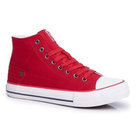 Røde sneakers Big Star high DD274334