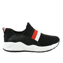 Sort sports slip-on sko NB256P-1