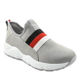 Grå sports-slip-on sko NB256P-1
