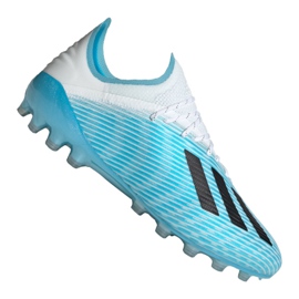 Adidas X 19.1 Ag M FU7040 sko blå hvid