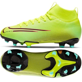 Fodboldsko Nike Mercurial Superfly 7 Academy Mds FG / MG Jr BQ5409-703 gul gul