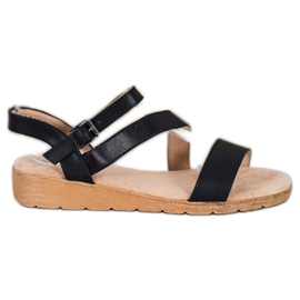 SHELOVET Casual sandaler sort