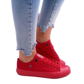Røde kvinders sneakers Big Star AA274007