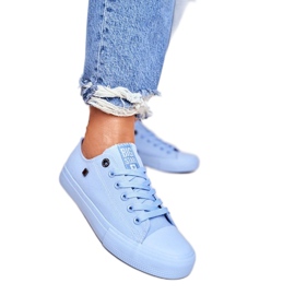 Blå kvinders sneakers Big Star AA274029