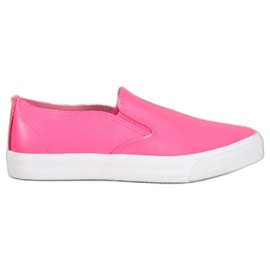 Bona Pink Slip On Sneakers lyserød