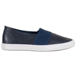 Bona Slip On Sneakers blå