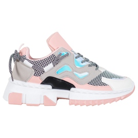 Seastar Stilfulde sneakers med Holo -effekt lyserød flerfarvet