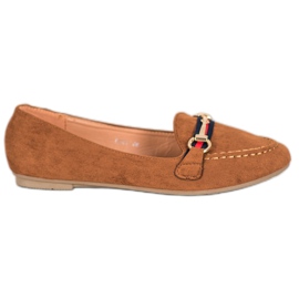 Fama Suede Lords Med Ornament brun