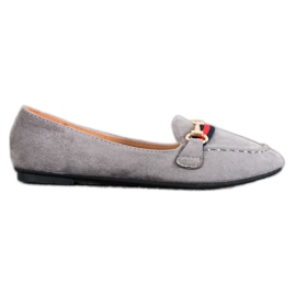 Fama Suede Lords Med Ornament grå