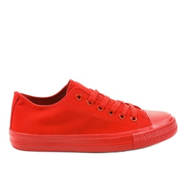 Røde klassiske herresneakers MC1-A5