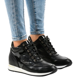 Sorte kile sneakers S0075-1