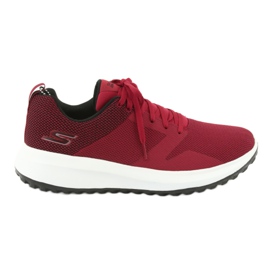 Skechers On The Go M 55330-RDBK Sko sort rød