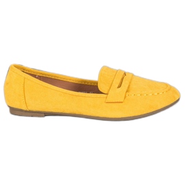 Fama Klassiske loafers gul