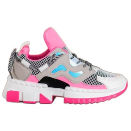 Seastar Stilfulde sneakers med Holo -effekt lyserød flerfarvet