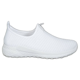 SHELOVET Openwork Slipons hvid