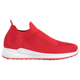 SHELOVET Sports Slipons rød