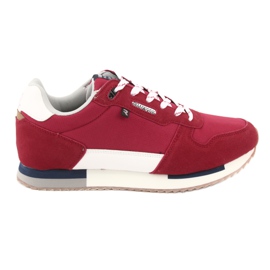 American Club RH12 lette sneakers hvid brun rød