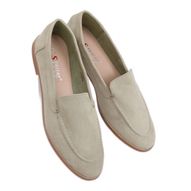 Kvinder akvamarin loafers T359P Grøn