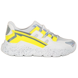 Seastar Sneakers med glitter hvid flerfarvet