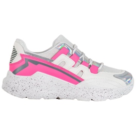 Seastar Sneakers med glitter hvid flerfarvet