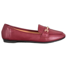 Clowse Stilfuldt Eco Leather Footwear rød
