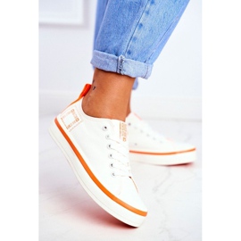 Hvide Big Star kvinders sneakers FF274A065