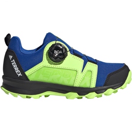 Sko adidas Terrex Agravic Boa K Jr EE8475 marine blå blå flerfarvet grøn