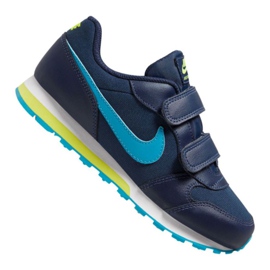 Nike Md Runner 2 Psv Jr 807317-415 sko marine blå