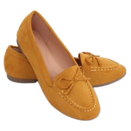 Kvinder sennep loafers 9F127 Gul