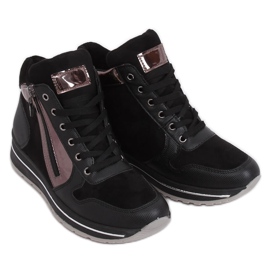 Sort JM6841R Negro high-top sportssko