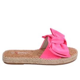Lyserøde espadrilles-flip-flops JH115P Flu Fushia