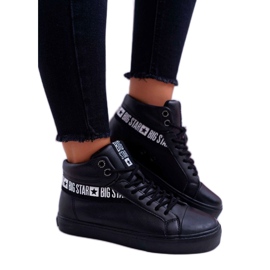 Sort kvinders high-top sneakers Big StarEE274355