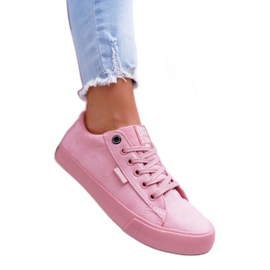 Big Star BigStarEE274047 kvinders pink ruskind sneakers lyserød