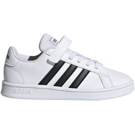 Sko adidas Grand Court C Jr EF0109 hvid