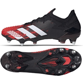 Adidas Predator Mutator 20 Sg M EF2207 fodboldstøvler flerfarvet sort