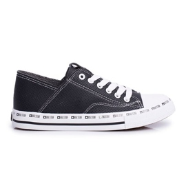 Sorte kvinders åbent sneakers Big Star FF274023
