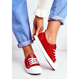 Red Big Star kvinders sneakers FF274089 rød