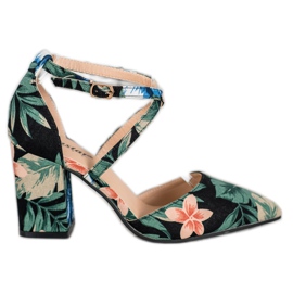 Seastar Afslappede pumper med blomster flerfarvet