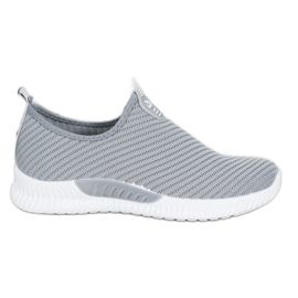 SHELOVET Slip-on sportssko grå