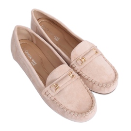 Kvinder beige loafers 22-7 Khaki
