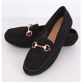 Sorte kvinders loafers CH-1M16 Sort
